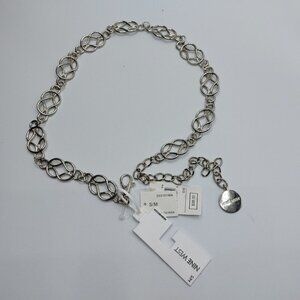 Nine West Silver Tone Belt NWT